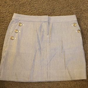 J crew seer sucker skirt